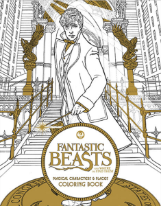 Fantastic Beasts and Where to Find Them Magical Characters + Places Colouring Book